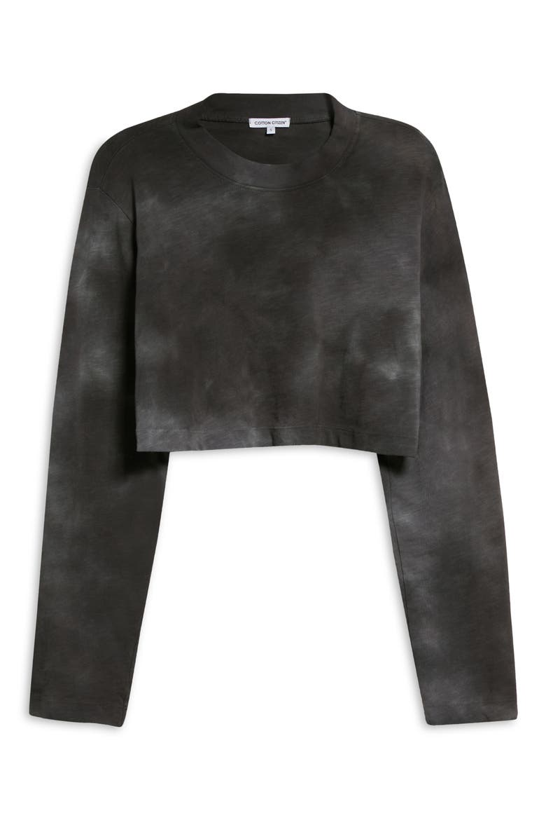 Tokyo Tie Dye Crop Tee, Alternate, color, SHADOW HAZE