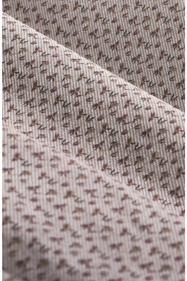 Devon OoohCotton® Print Button-Up Shirt, Alternate, color, CAMEL