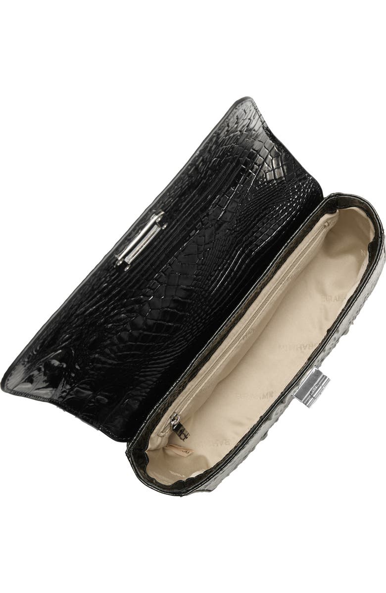 Brahmin Rosa Croc Embossed Leather Convertible Crossbody Bag, Alternate, color,