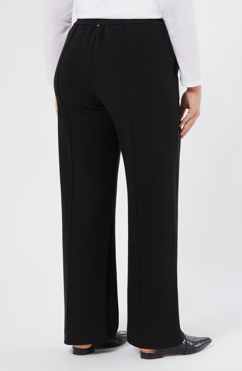 Marina Rinaldi Albore Drawstring Waist Jersey Pants, Alternate, color, Black