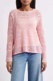 beachlunchlounge Tiara Crochet Look Sweater