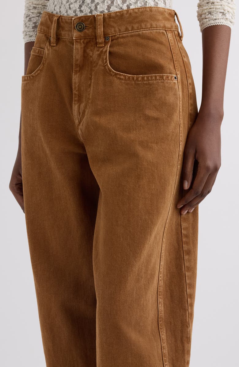 Isabel Marant Oriane Barrel Leg Jeans, Alternate, color,