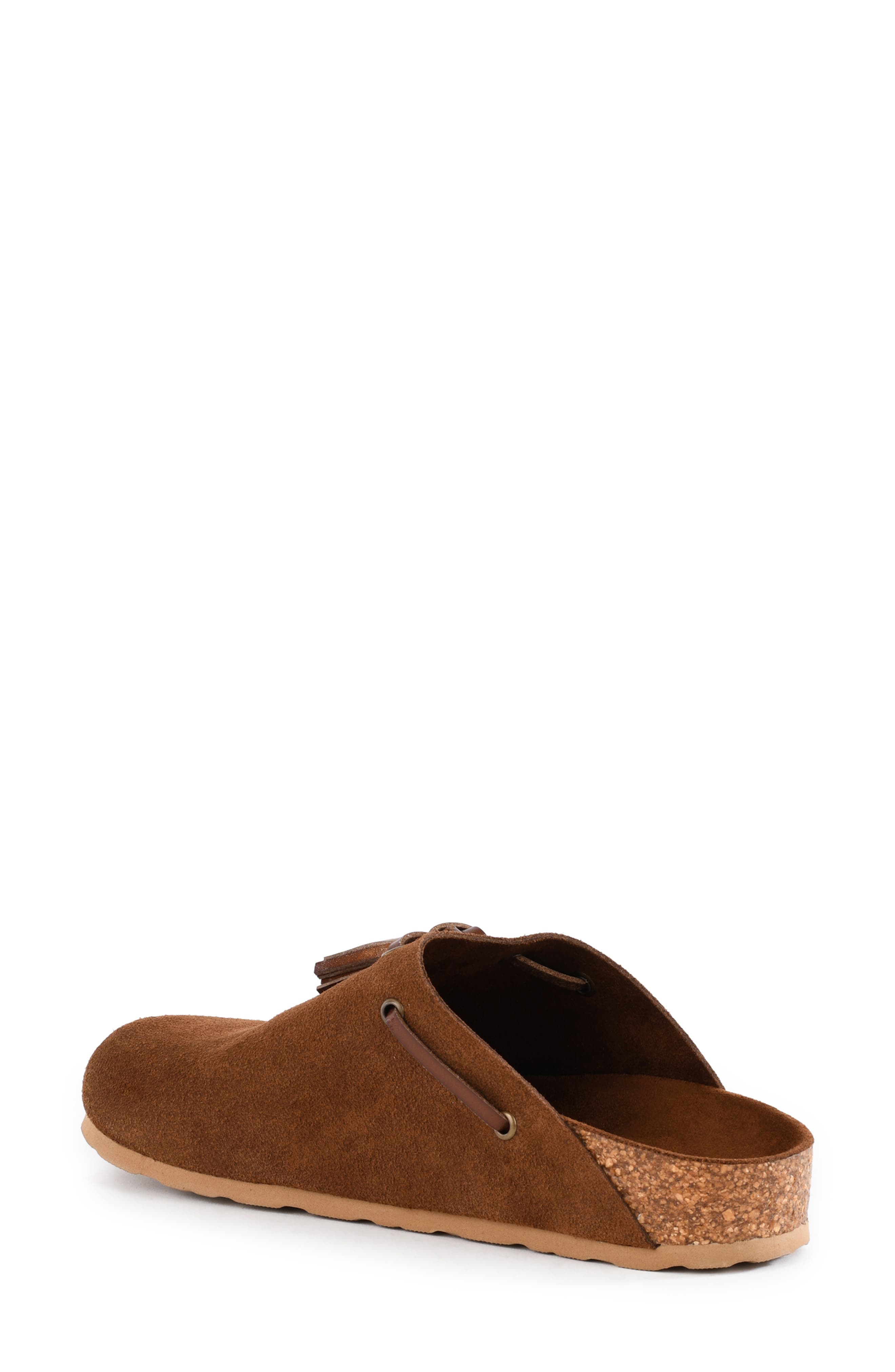 No Hassel Tassel Clog, Alternate, color, BROWN