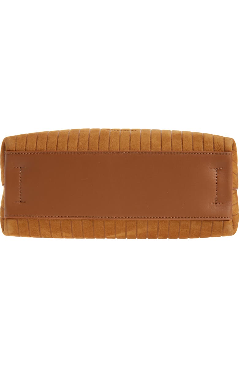 JW Anderson Small Corner Stripe Nubuck Leather Top Handle Bag, Alternate, color,