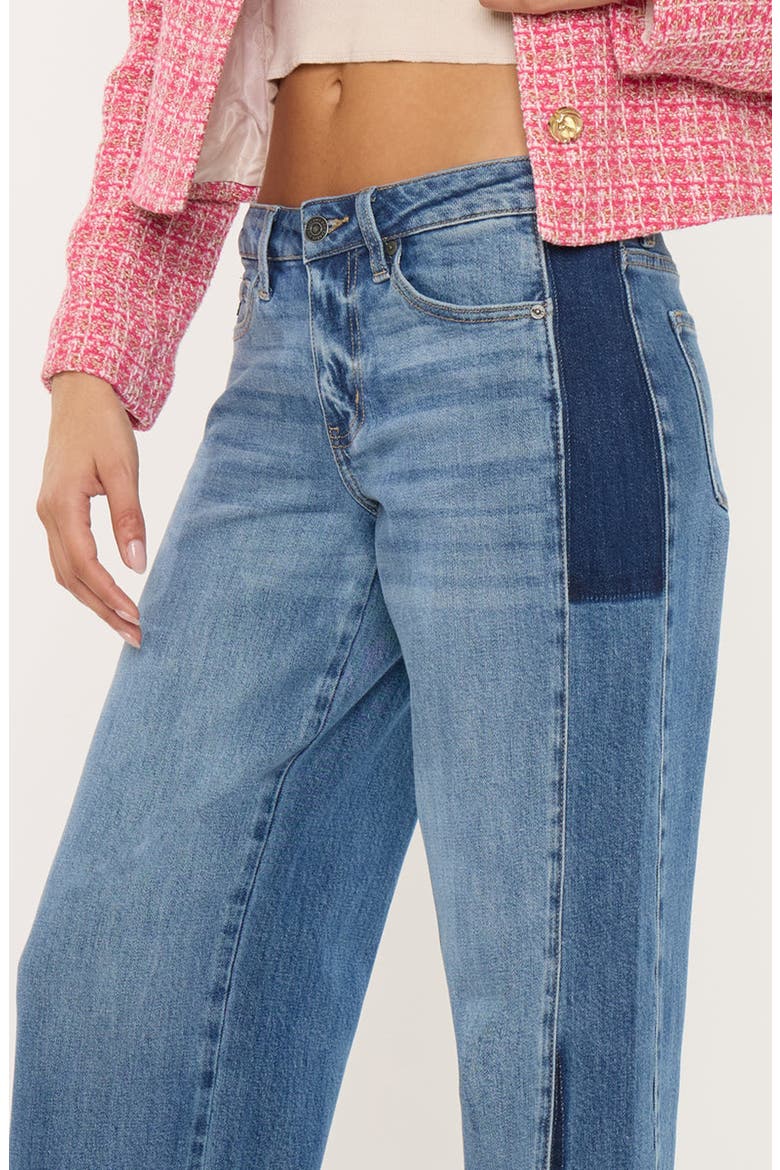 Marianne Mid Rise Wide Leg Jeans, Alternate, color, Medium Dark