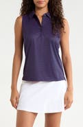 G/FORE Geo 2 Silky Tech Performance Sleeveless Golf Polo
