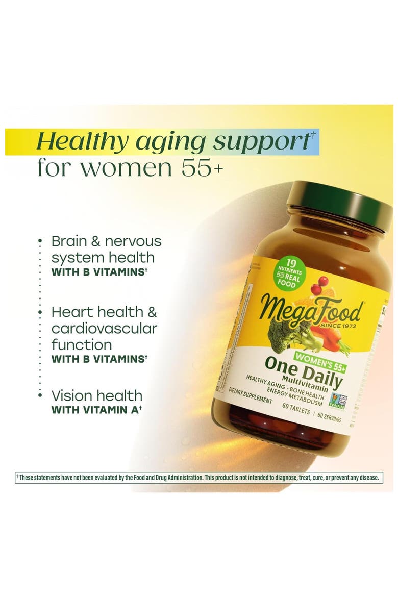 One Daily Multivitamin for Women 55+ with Methylated B12, Healthy Aging, Vegetarian, 90 Tablets, Alternate, color, None