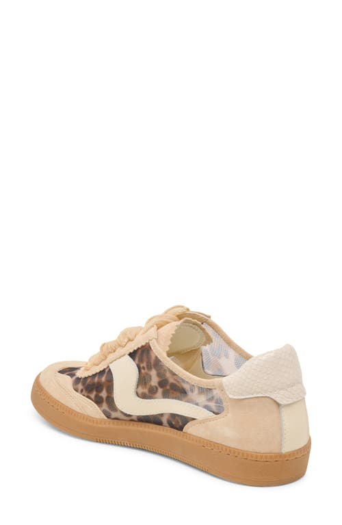 Dolce Vita Notice Mesh Sneaker In Light Leopard