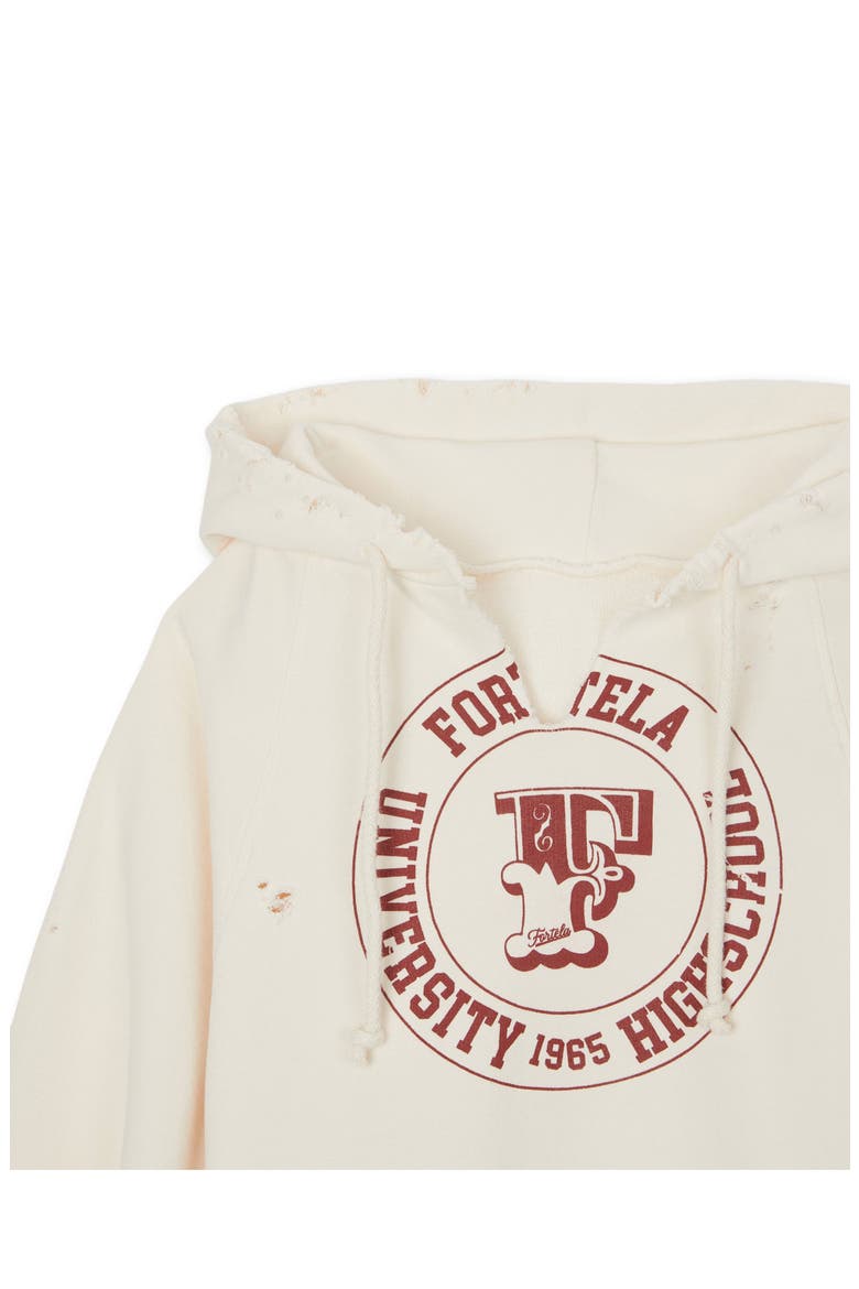 Holly Cotton Sweatshirt, Alternate, color, Ecru