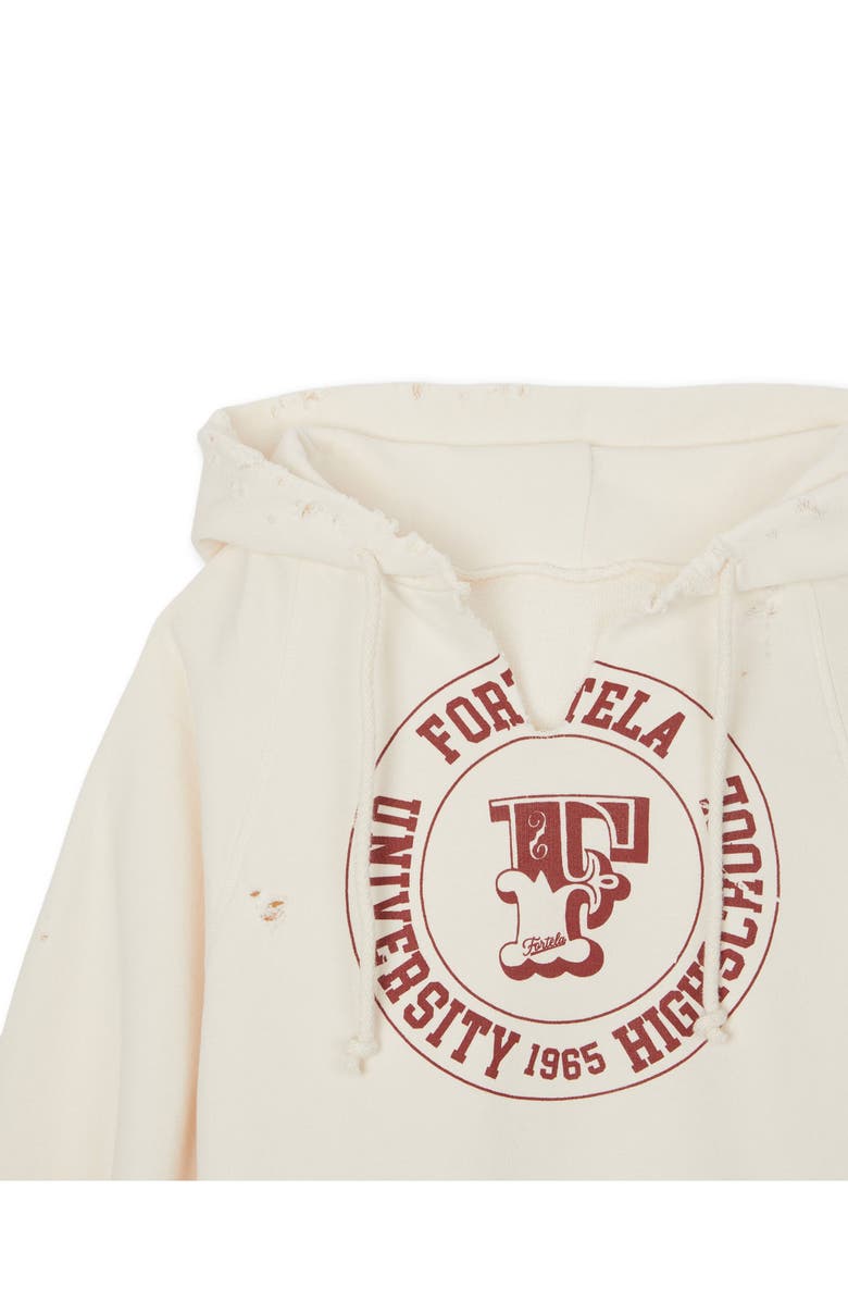 Fortela Holly Cotton Sweatshirt, Alternate, color, Ecru