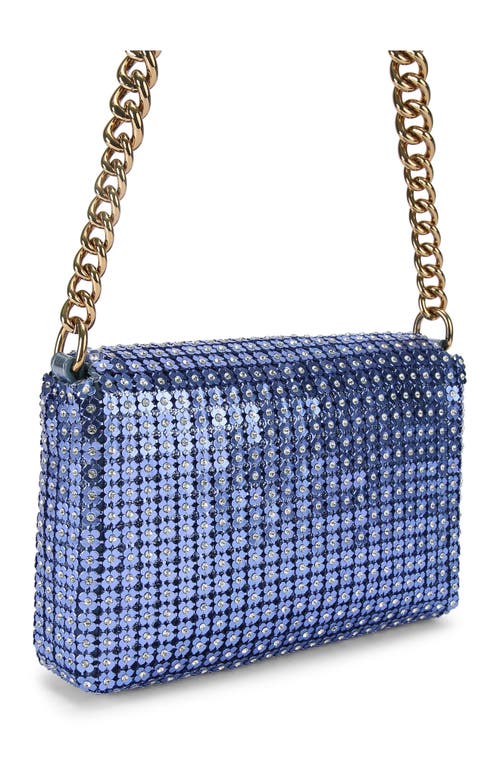 Kurt Geiger London Small Crystal Flower Party Should In Medium Blue