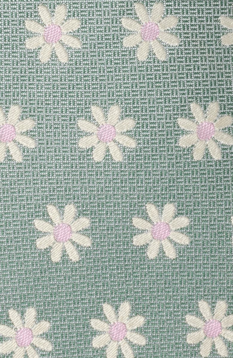 Cufflinks, Inc. Daisy Floral Silk Tie, Alternate, color, Green