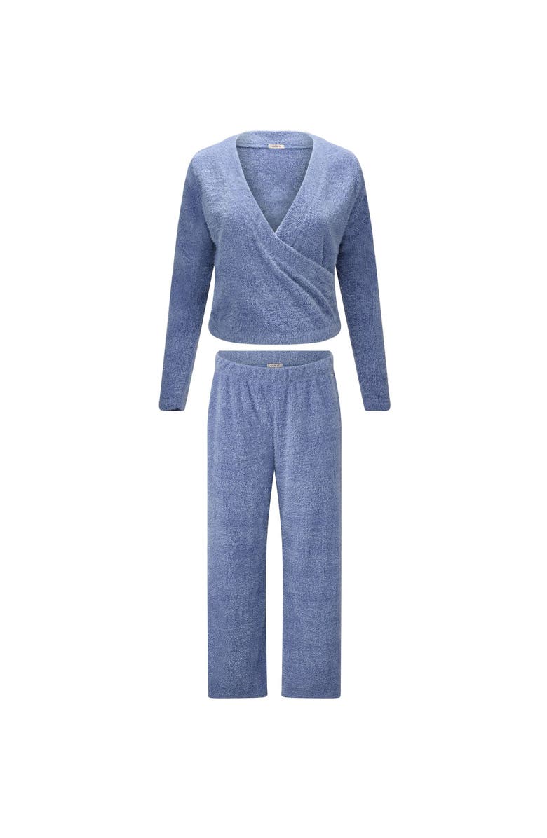 Adore Me Katya Loungewear Set, Alternate, color, Medium Blue