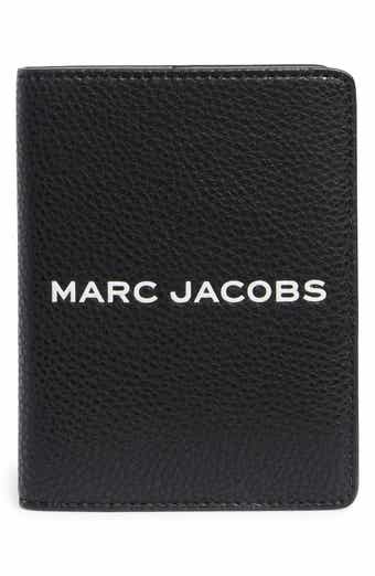 Marc Jacobs Bold Logo Leather Passport Case