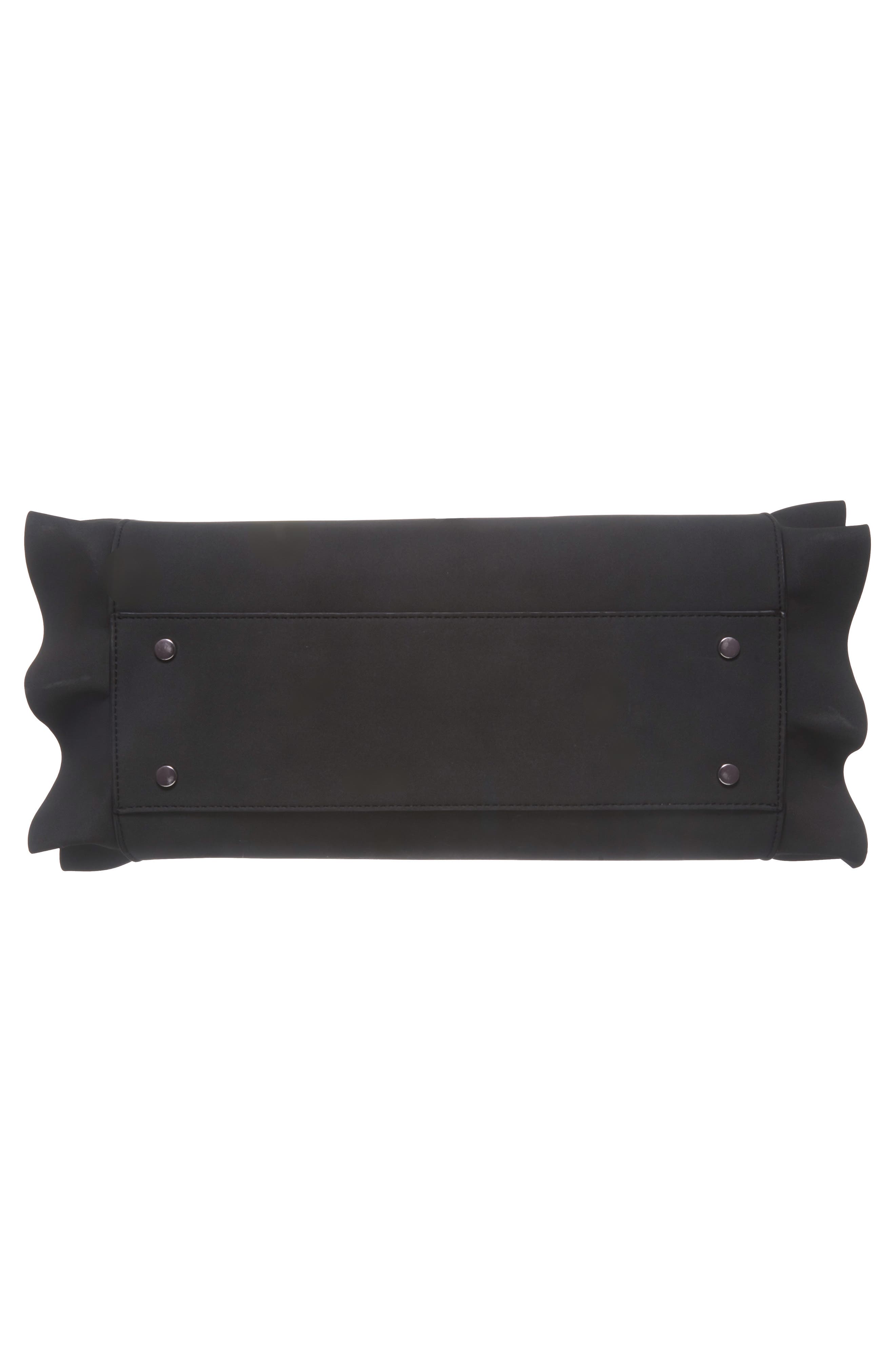 Sole Society Faux Leather Satchel, Alternate, color, 