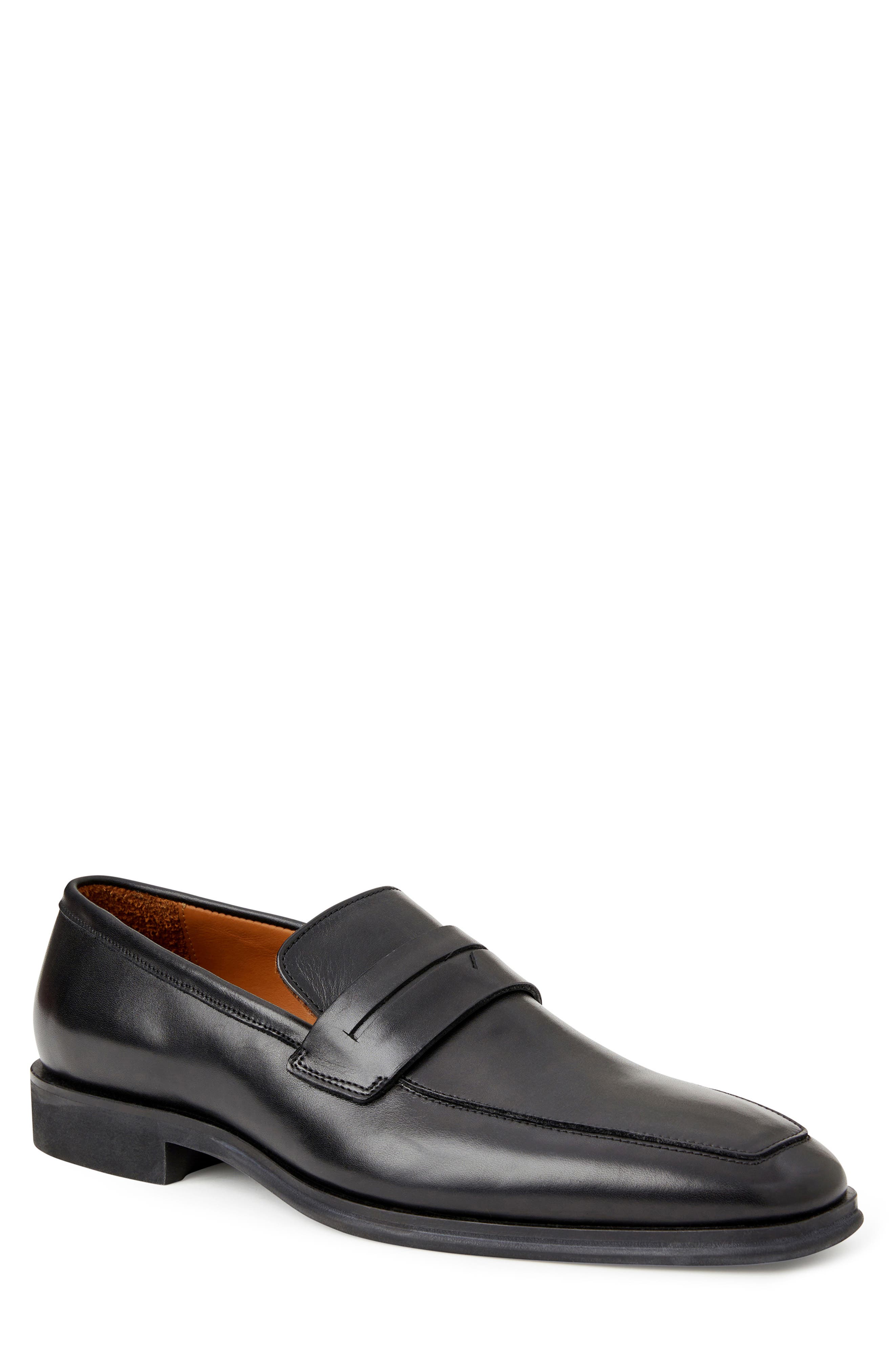 Bruno Magli Raging Penny Loafer, Main, color, Black