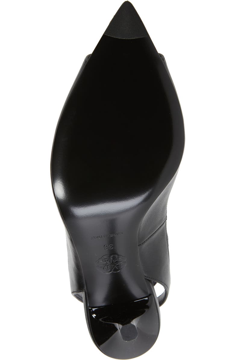 McQueen Punk Pointed Toe Sandal, Alternate, color,