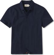 The Normal Brand Getaway Short Sleeve Knit Button-Up Shirt