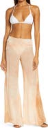 Elan Crochet Trim Wide Leg Cover-Up Pants