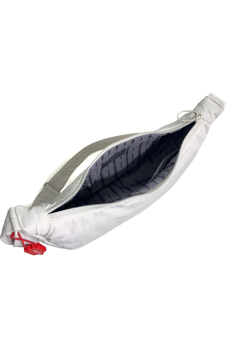 Thacker Cleo Large Crescent Crossbody Bag, Alternate, color, Linen