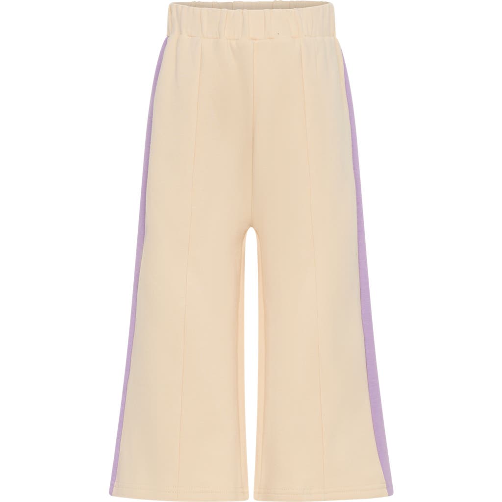 Tiny Tribe Kids' Wide Leg Sweatpants In Yellow