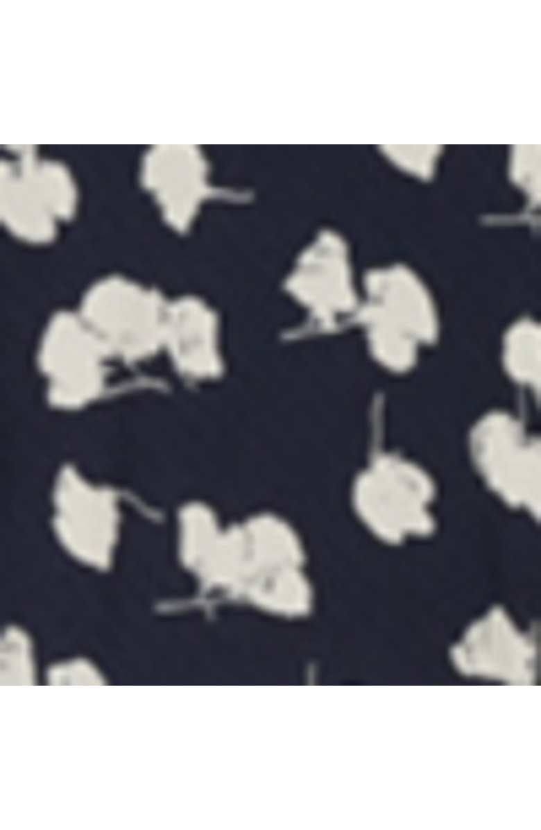 M.M.LaFleur Jae Printed Jersey Ruched Dress, Alternate, color, Petal Print