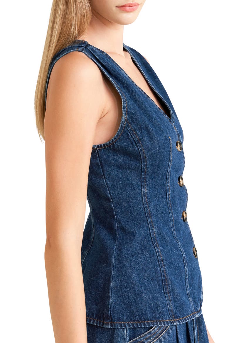 Denim Vest, Alternate, color, DENIM