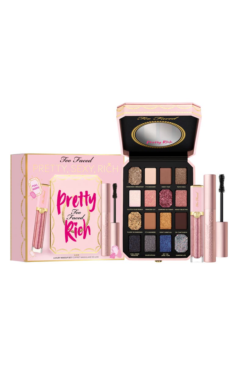 Too Faced Pretty, Sexy, Rich Luxury Makeup Set, Alternate, color, 