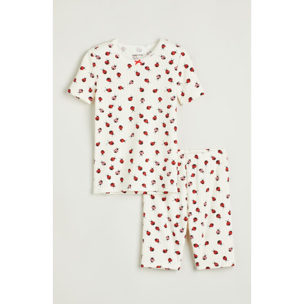 Nordstrom Kids' Print Fitted Pajamas