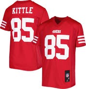 Outerstuff Youth George Kittle Scarlet San Francisco 49ers Team Replica Player Jersey