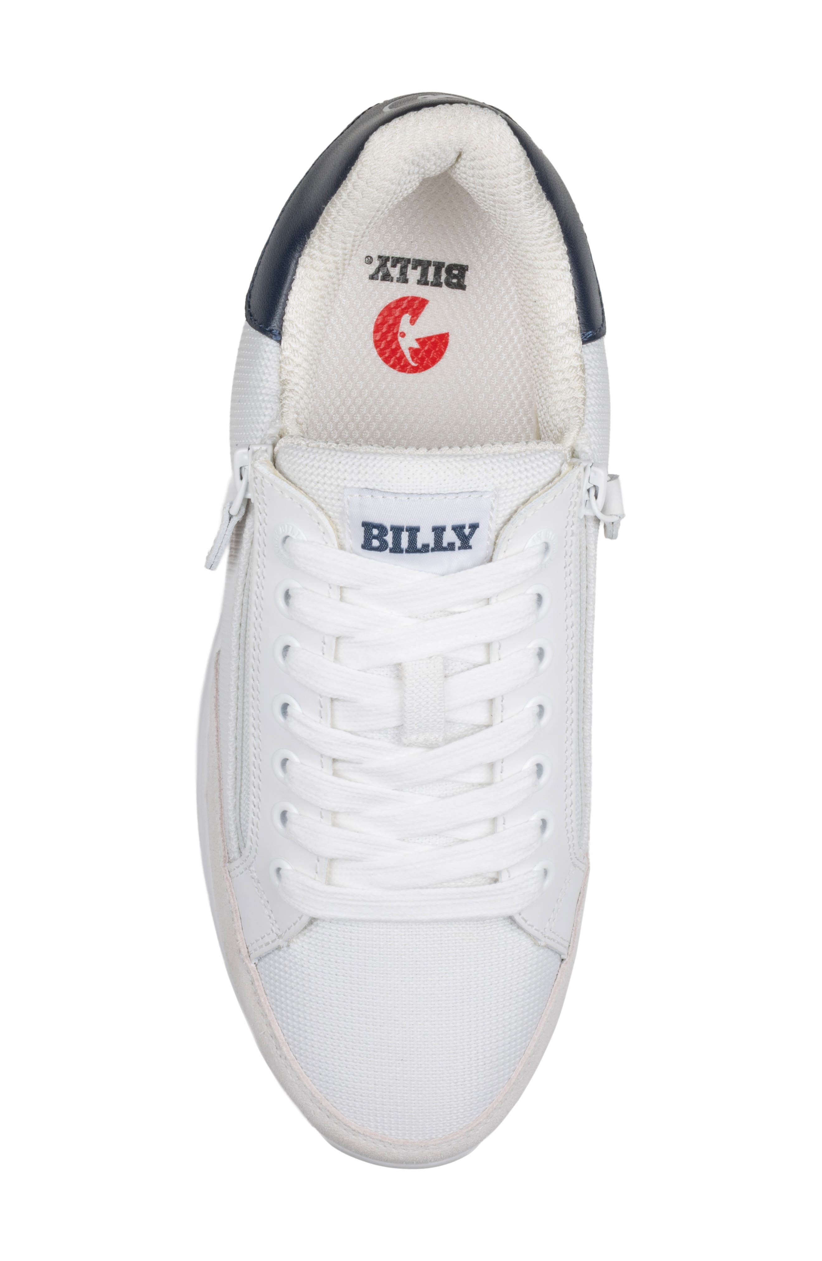 BILLY Footwear BILLY Comfort Court Sneaker, Alternate, color, White/Navy