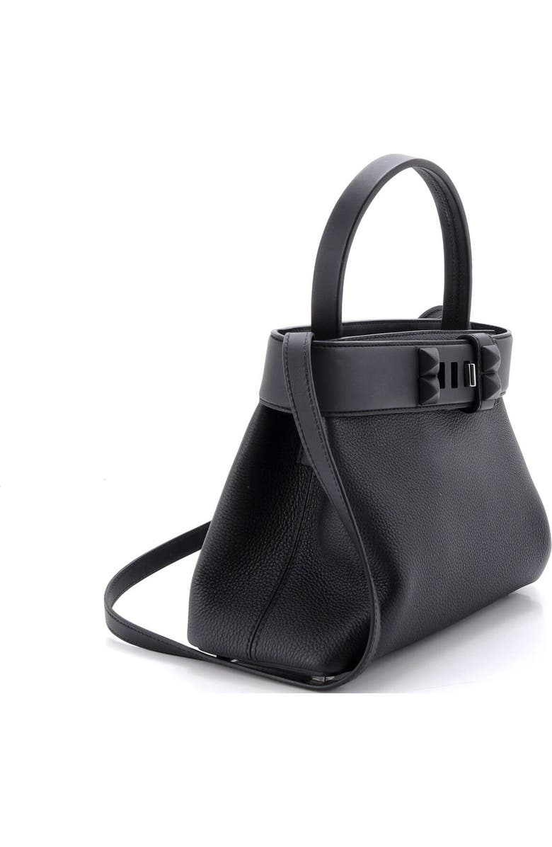 Pre-Owned Hermes Medor Handbag Togo, Alternate, color, Noir