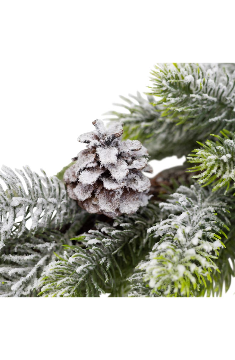 Northlight Flocked Pine and Pinecones Artificial Christmas Garland - 5.5' x 10" - Unlit, Alternate, color, Green