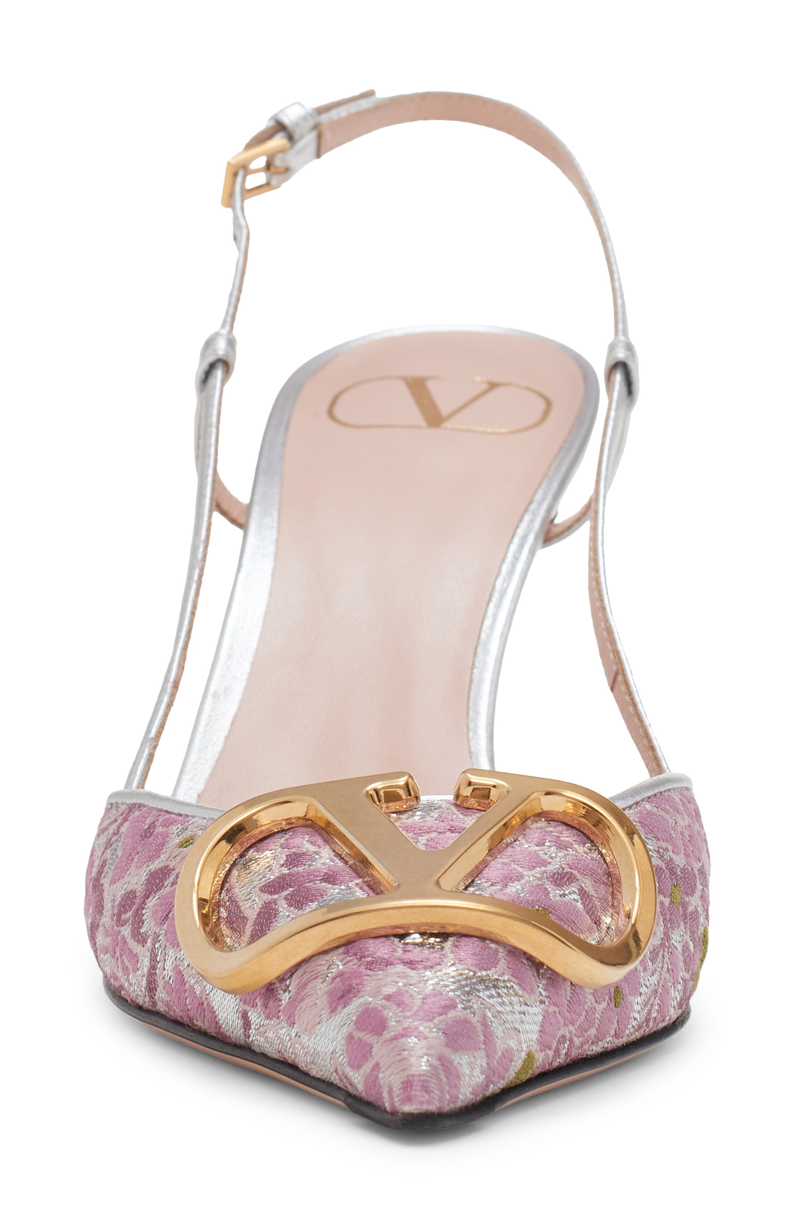 VLOGO Signature Slingback Pump, Alternate, color, DUSTY ROSE