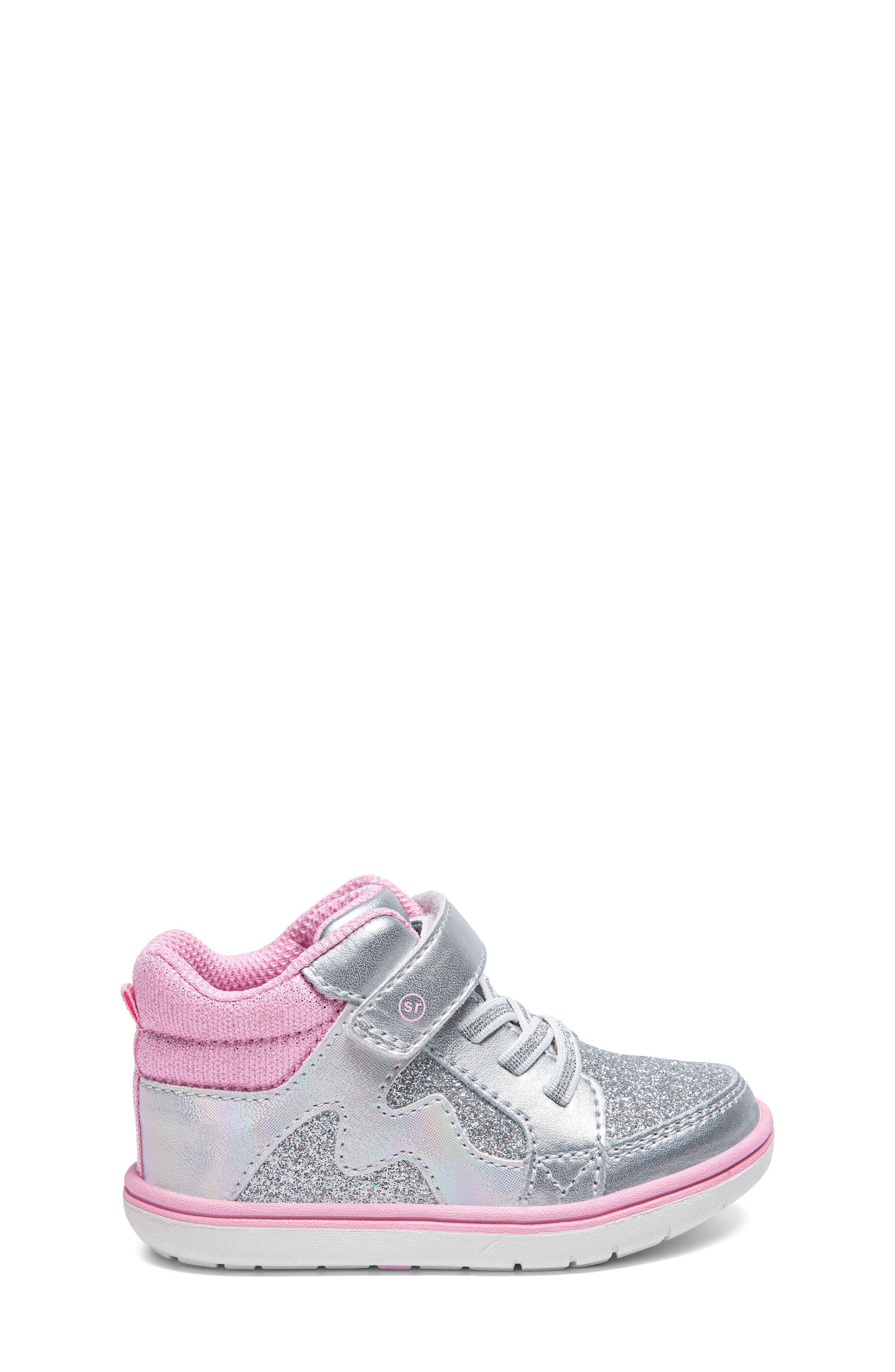 Stride Rite Ames Sneaker, Alternate, color, Silver/ Rainbow