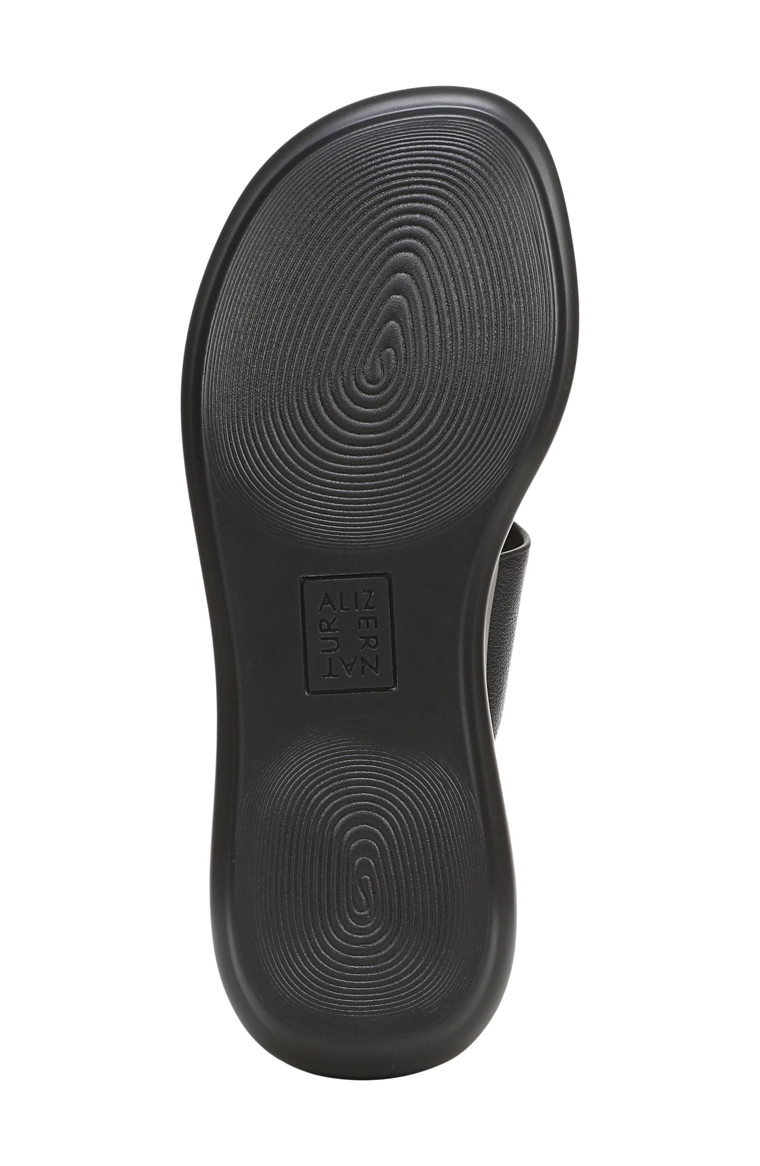 Calista Slide Sandal, Alternate, color, BLACK