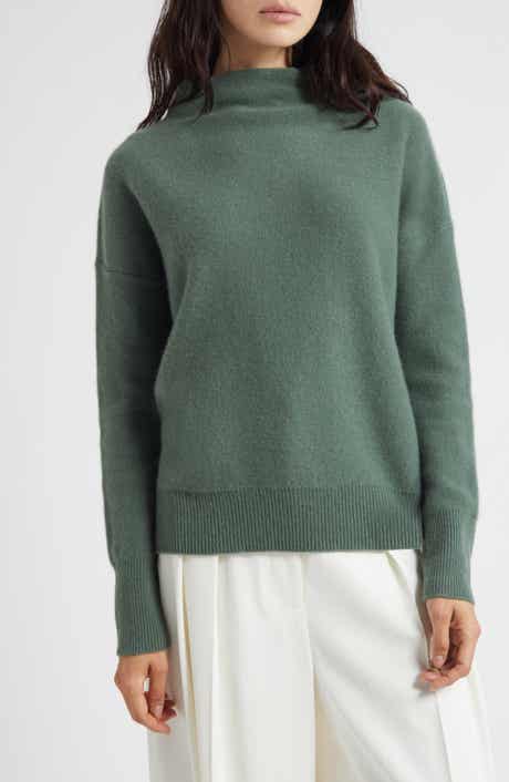 Boiled Cashmere Funnel Neck Pullover