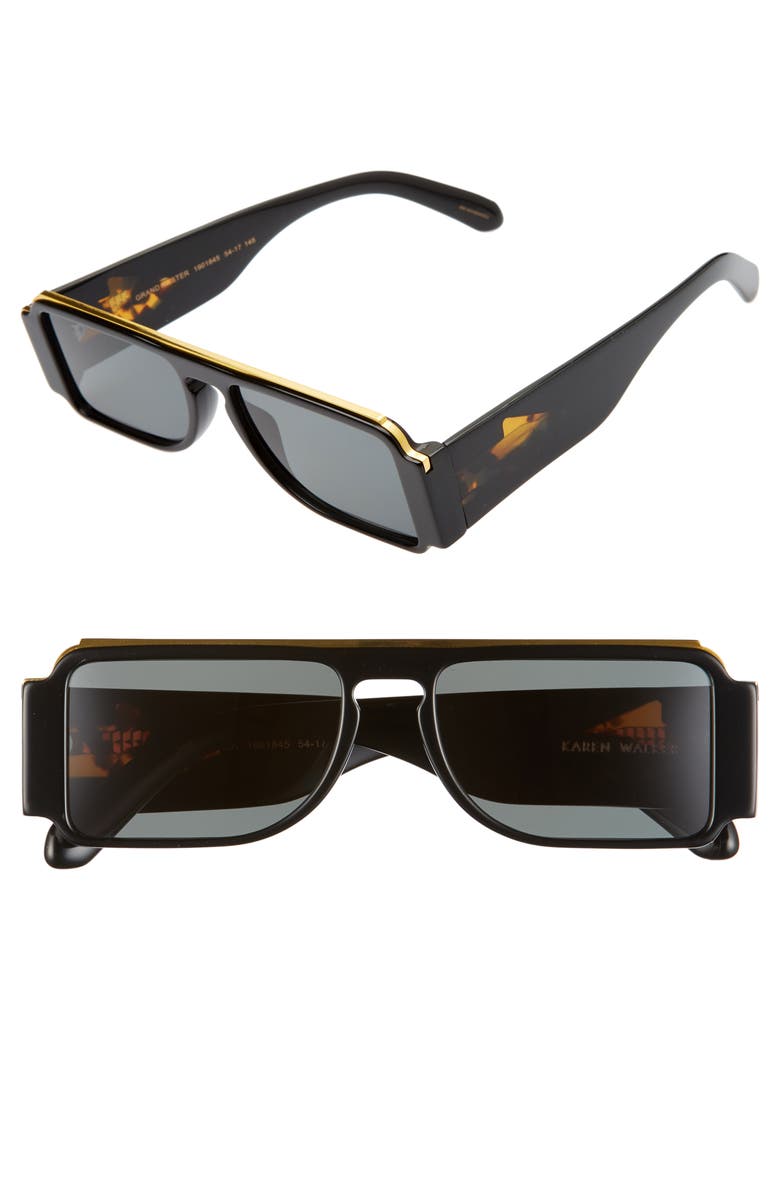 Karen Walker Grandmaster 54mm Sunglasses, Main, color,