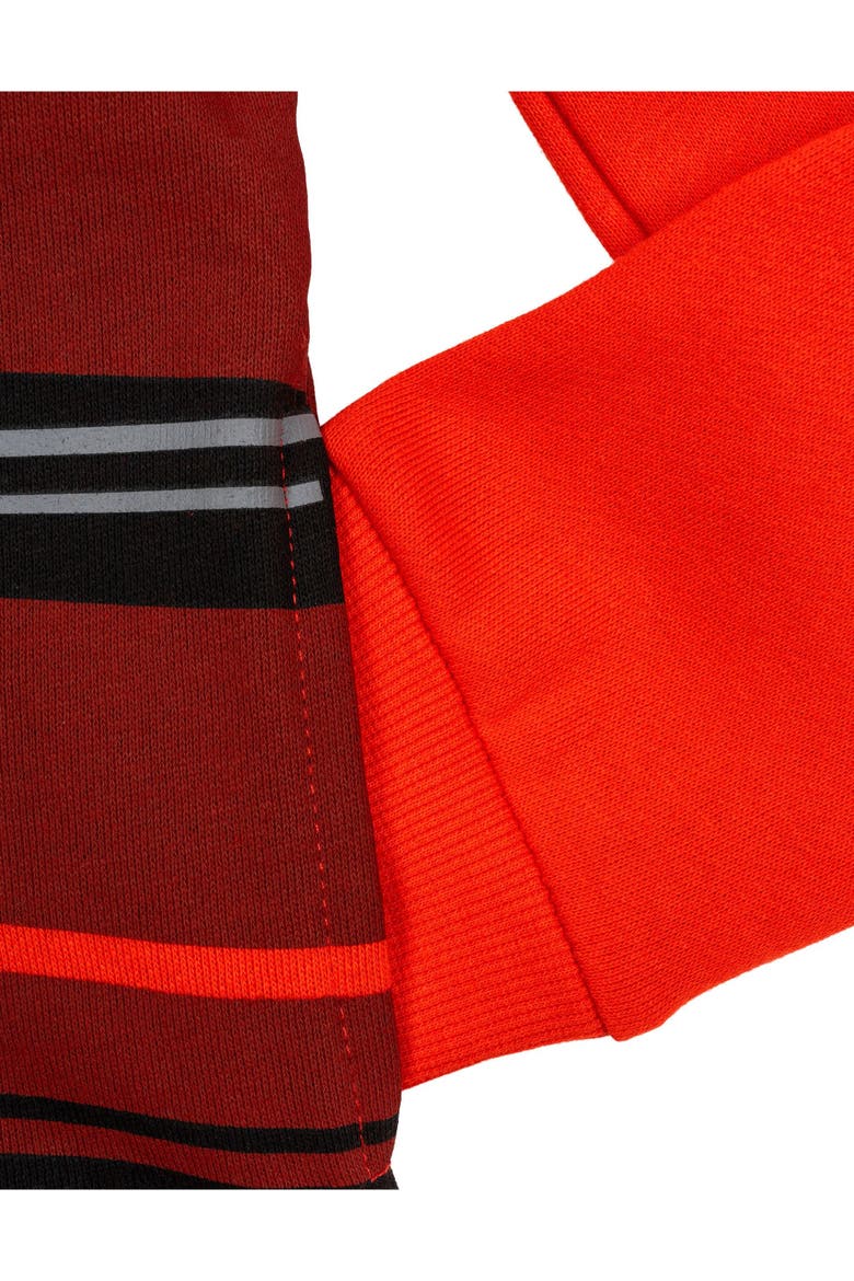 Ninjago Fleece Zip-Up Hoodie, Alternate, color, Ninja Kai Red