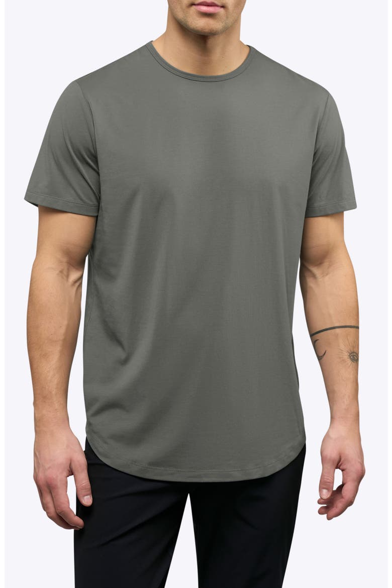 AO Elongated Tee, Main, color, CASTOR GREY