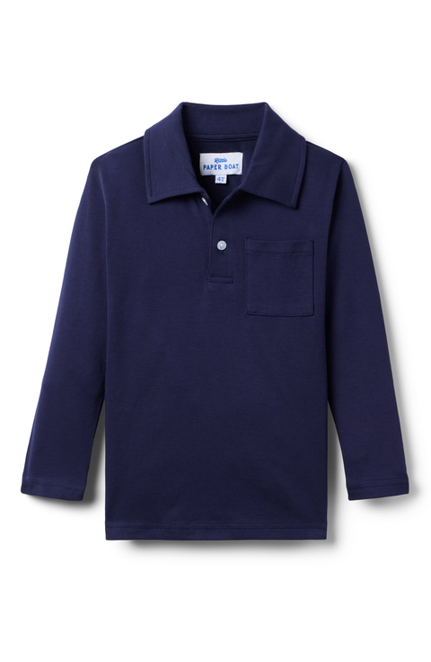 Reid Long Sleeve Polo
