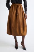 Cinq à Sept Sirani Nylon Midi Skirt