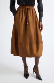 Cinq à Sept Sirani Nylon Midi Skirt