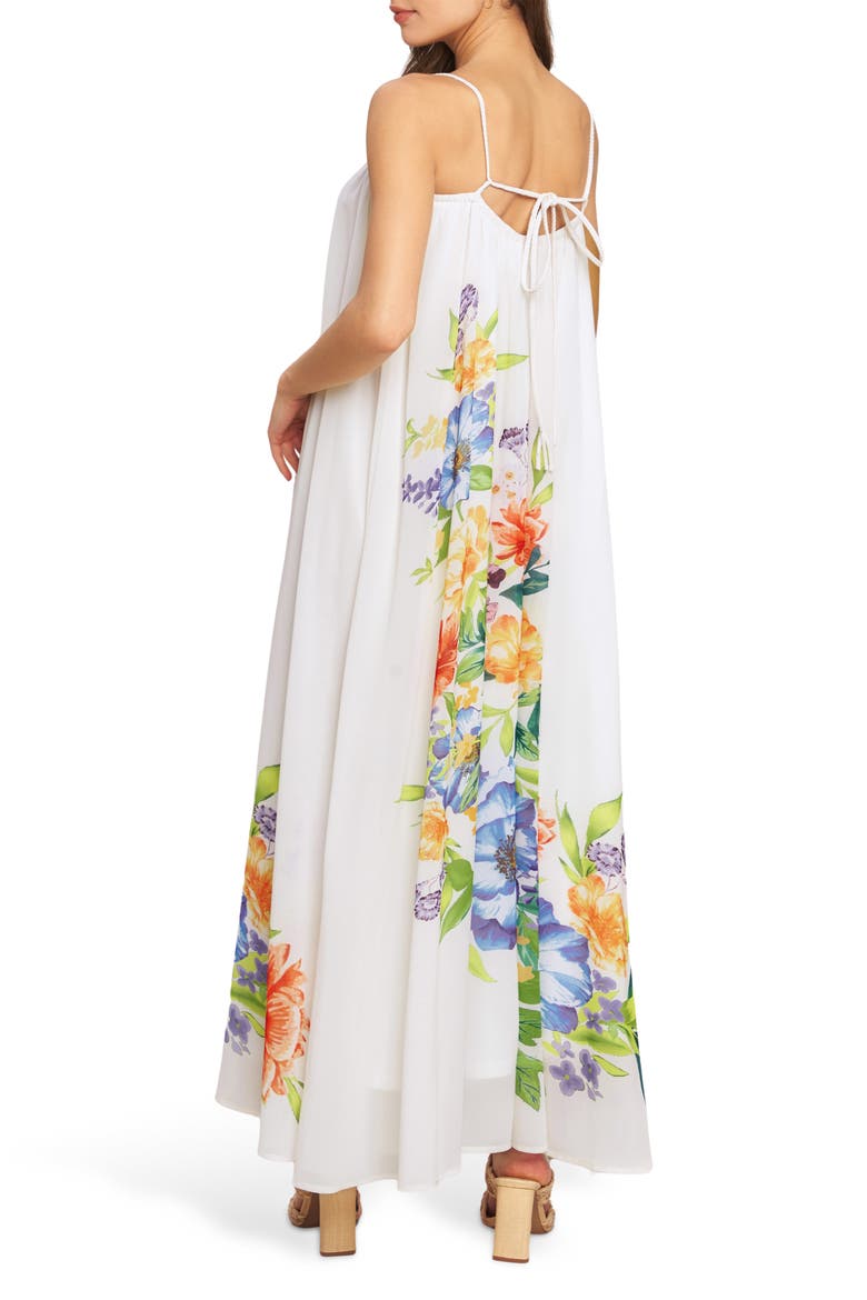 Print Maxi Dress, Alternate, color, IVORY