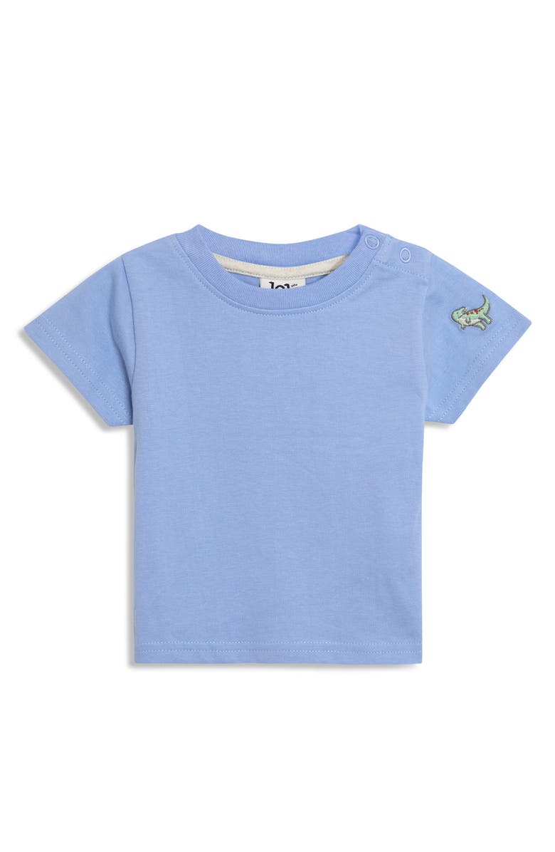 JOJO MAMAN BEBE T-Shirt, Overalls & Bucket Hat Set, Alternate, color, Natural