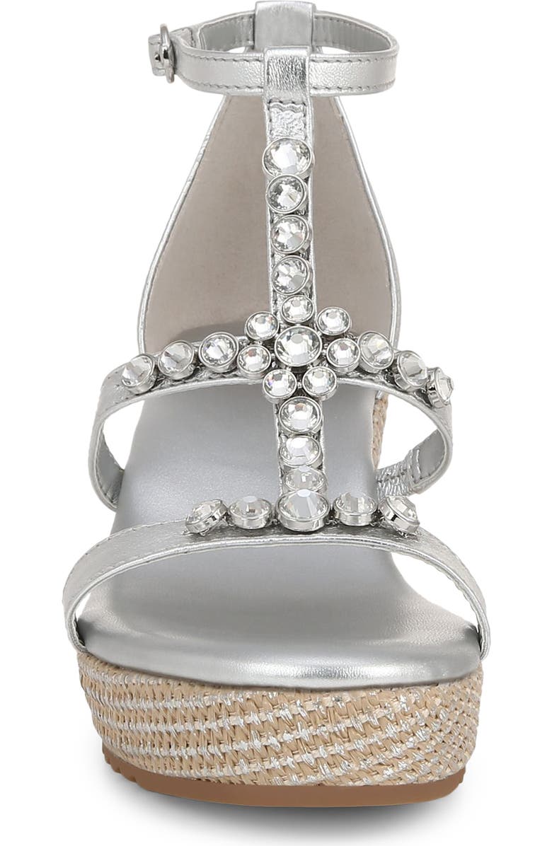 Naturalizer Serena Ankle Strap Espadrille Platform Wedge Sandal, Alternate, color,