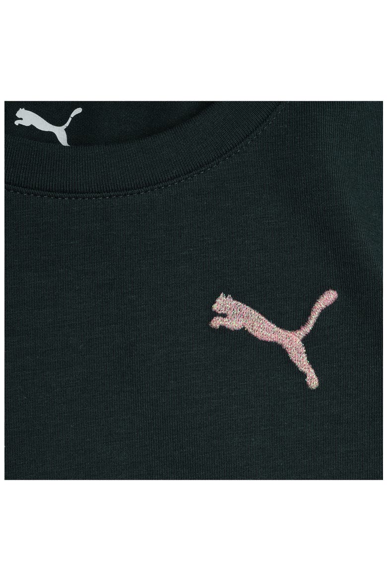 Kids' Bow Society Stretch Cotton T-Shirt, Alternate, color, GREEN TERRAIN