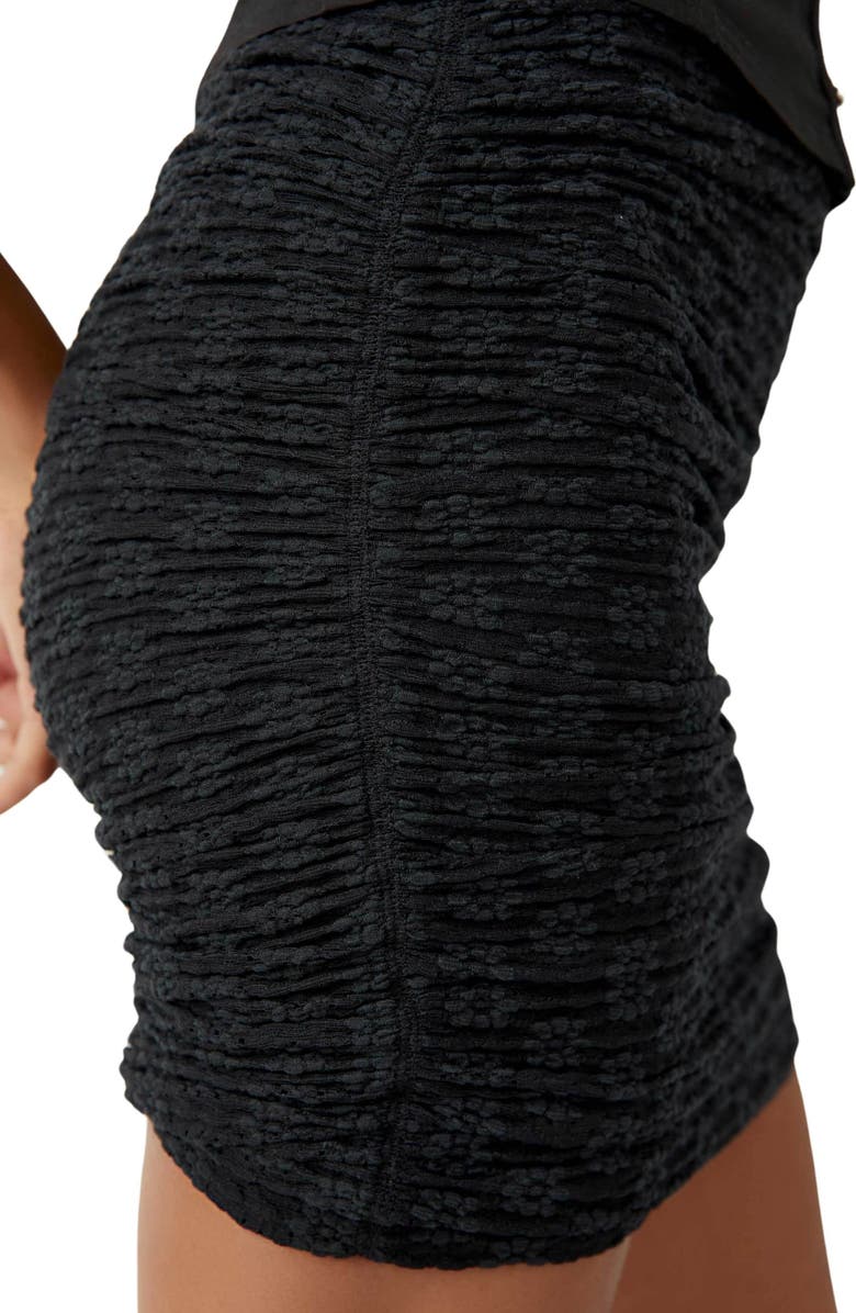 Free People Ona Ruched Convertible Miniskirt, Alternate, color, 