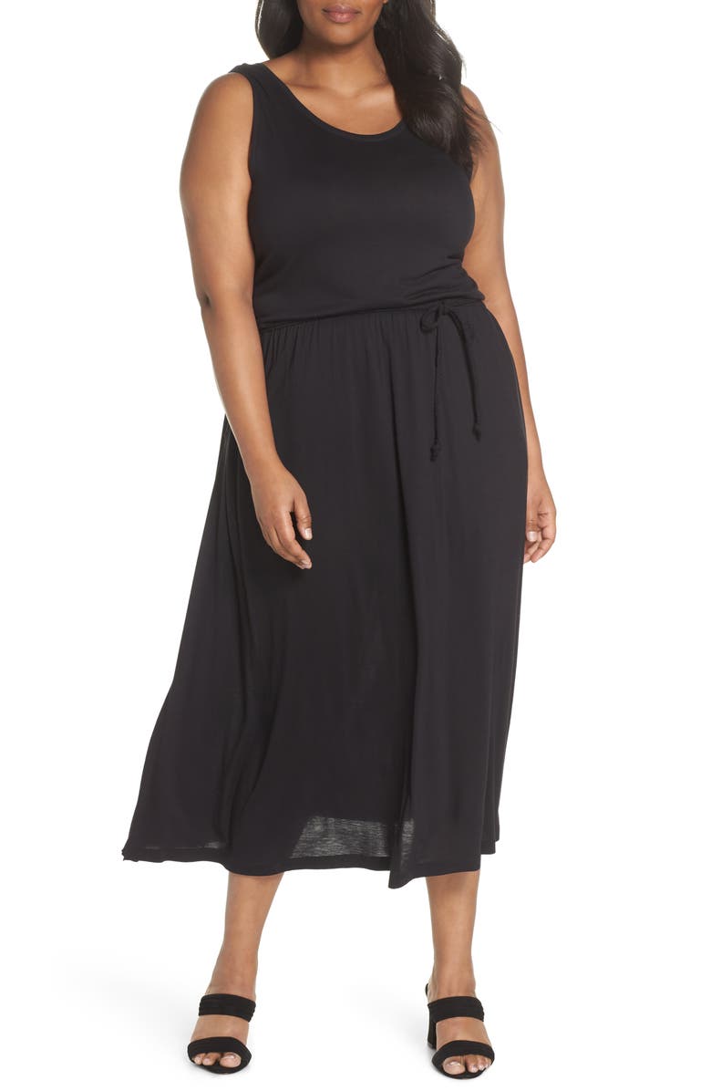 Sejour Strappy V-Back Maxi Dress, Main, color, 