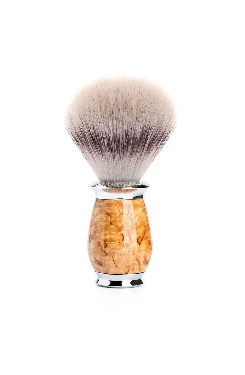 MÜHLE Purist Karelian Masur Birch Silvertip Fiber Shaving Brush, Main, color, Masur Birch